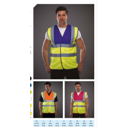 Refleksvest i forskellige farver - model HVW100