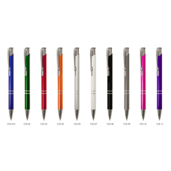 Kuglepenne i metal med logotryk