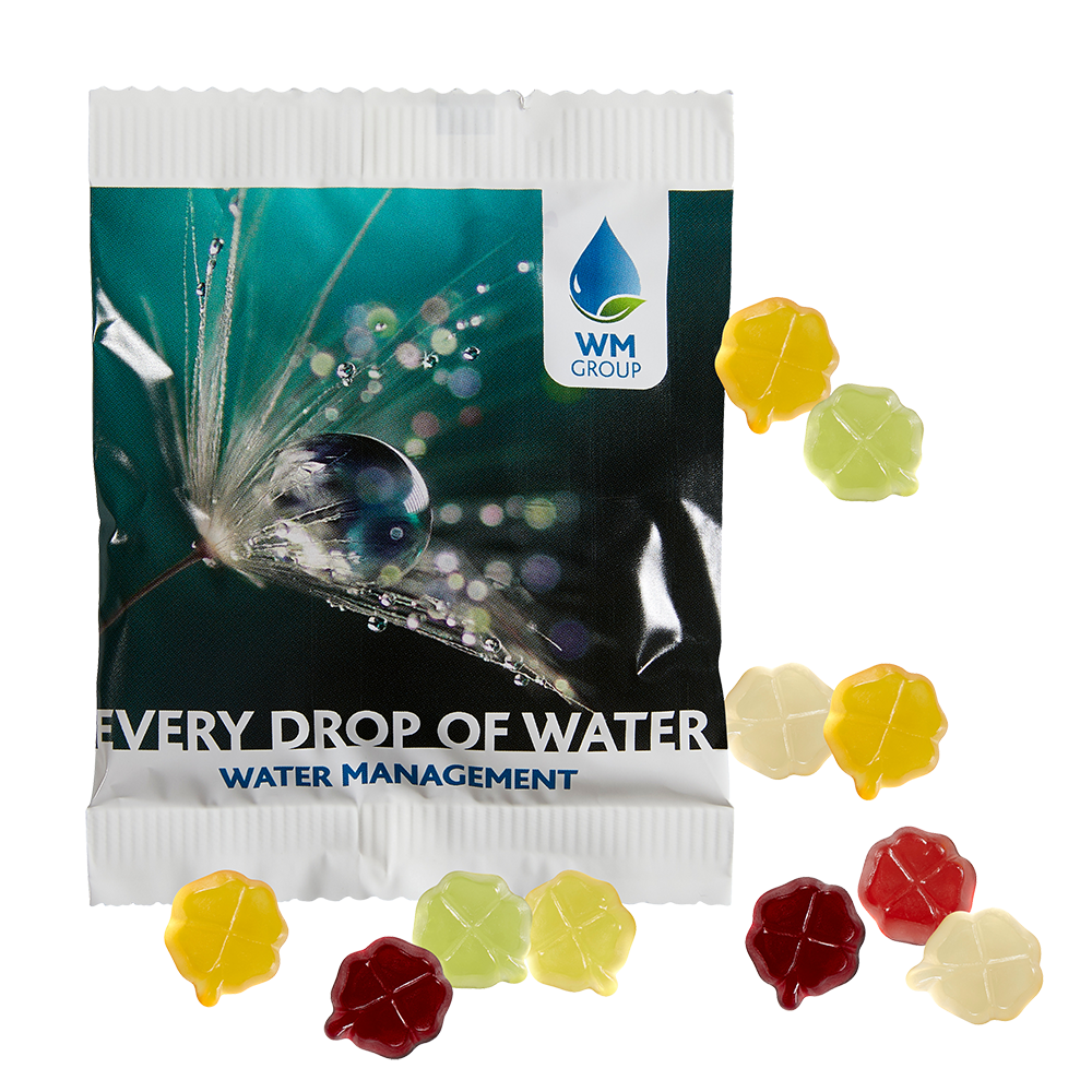 Frugtvingummi, 30 g, egen form, vegan, komposterbar