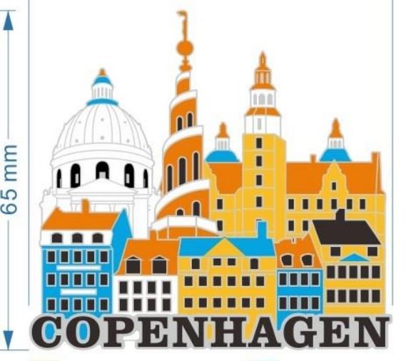 Copenhagen Souvenir magnet