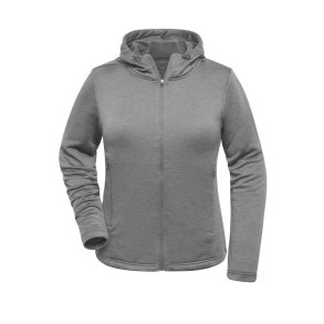  Ladies Sports Zip Hoody med logotryk