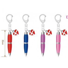 Nglering kuglepen i farver