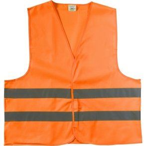 Orange Refleksvest uden logo 