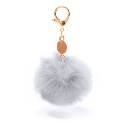 Pompon ngleringe i forskellige farver