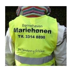 Refleksvest til brn med logo