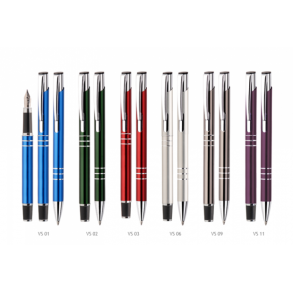 Kuglepenne i metal med logotryk