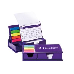 Notepads med selvklbende labels i farve