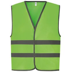 Refleksvest til brn med front lukning