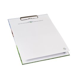 Clipboard med logo