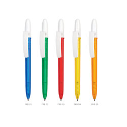 Kulgepenne i plast med logotryk