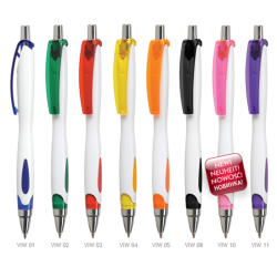 Kulgepenne i plast med logotryk