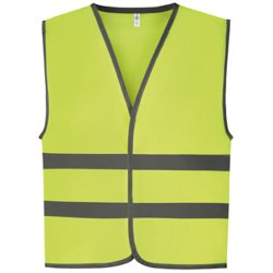 Refleksvest til brn med front lukning