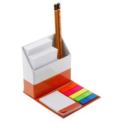 Notepads med selvklbende labels i farve