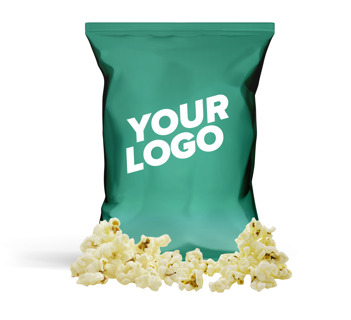 Chips med logo, Popcorn