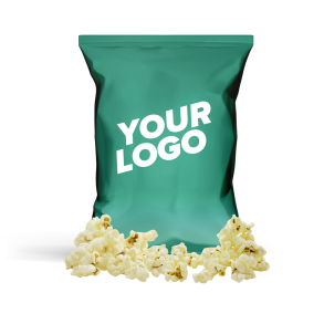 Chips med logo, Popcorn