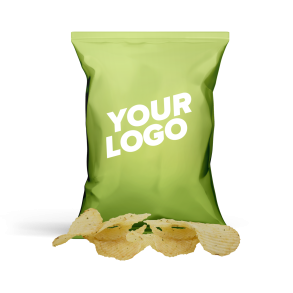 Chips med logo, Sour Cream & Onion