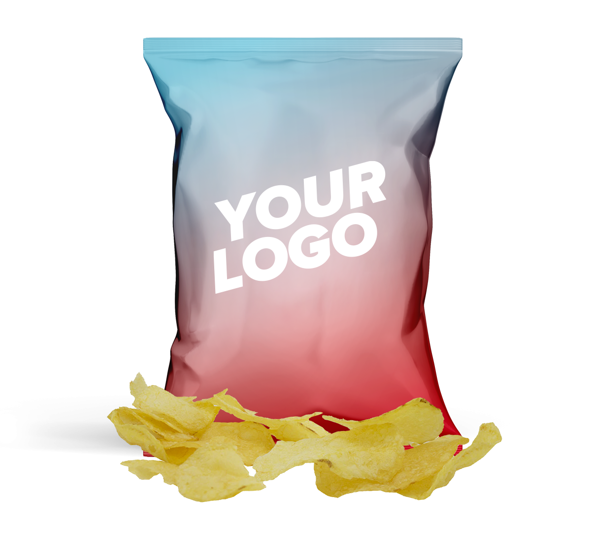 Chips med logo, Saltede Chips