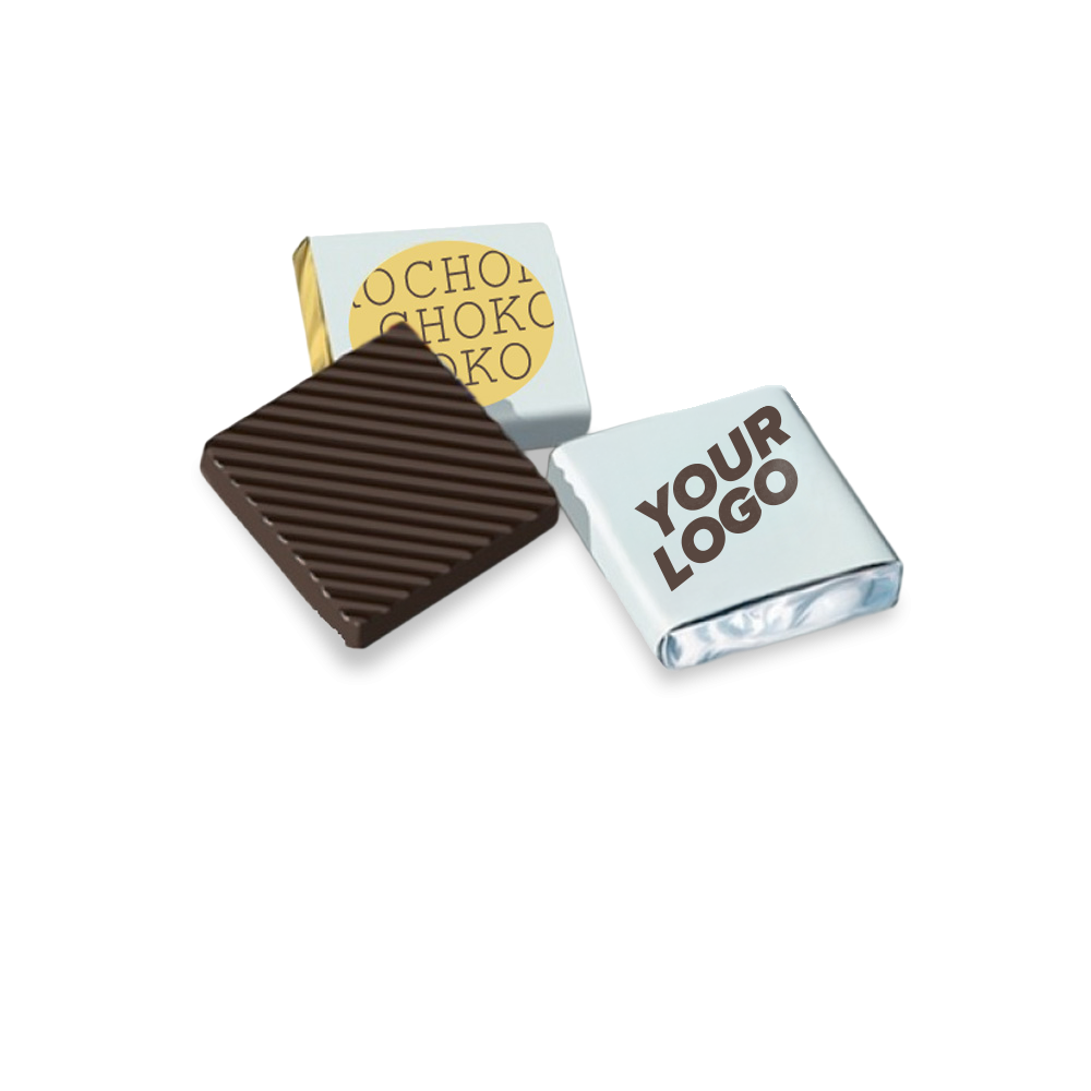 Chokolade Mrk 70% cacao med logo