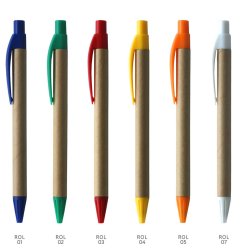 Kulgepenne i plast med logotryk