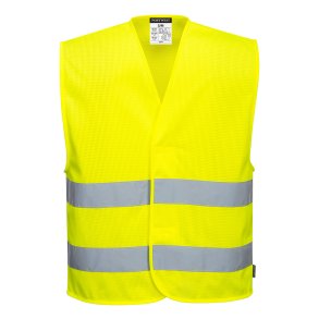 C374 - MeshAir hi-vis vest med 2 bnd Gul / orange