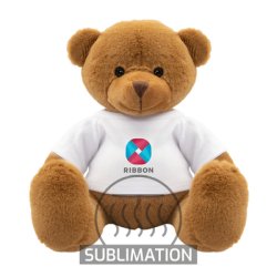 Bamser med logotryk - Teddy brun