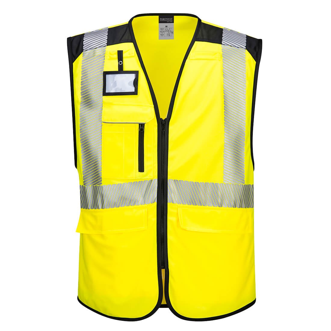 PW309 - PW3 hi-vis vest Gul/Sort