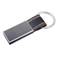 L�der n�glering m/ blank metal 