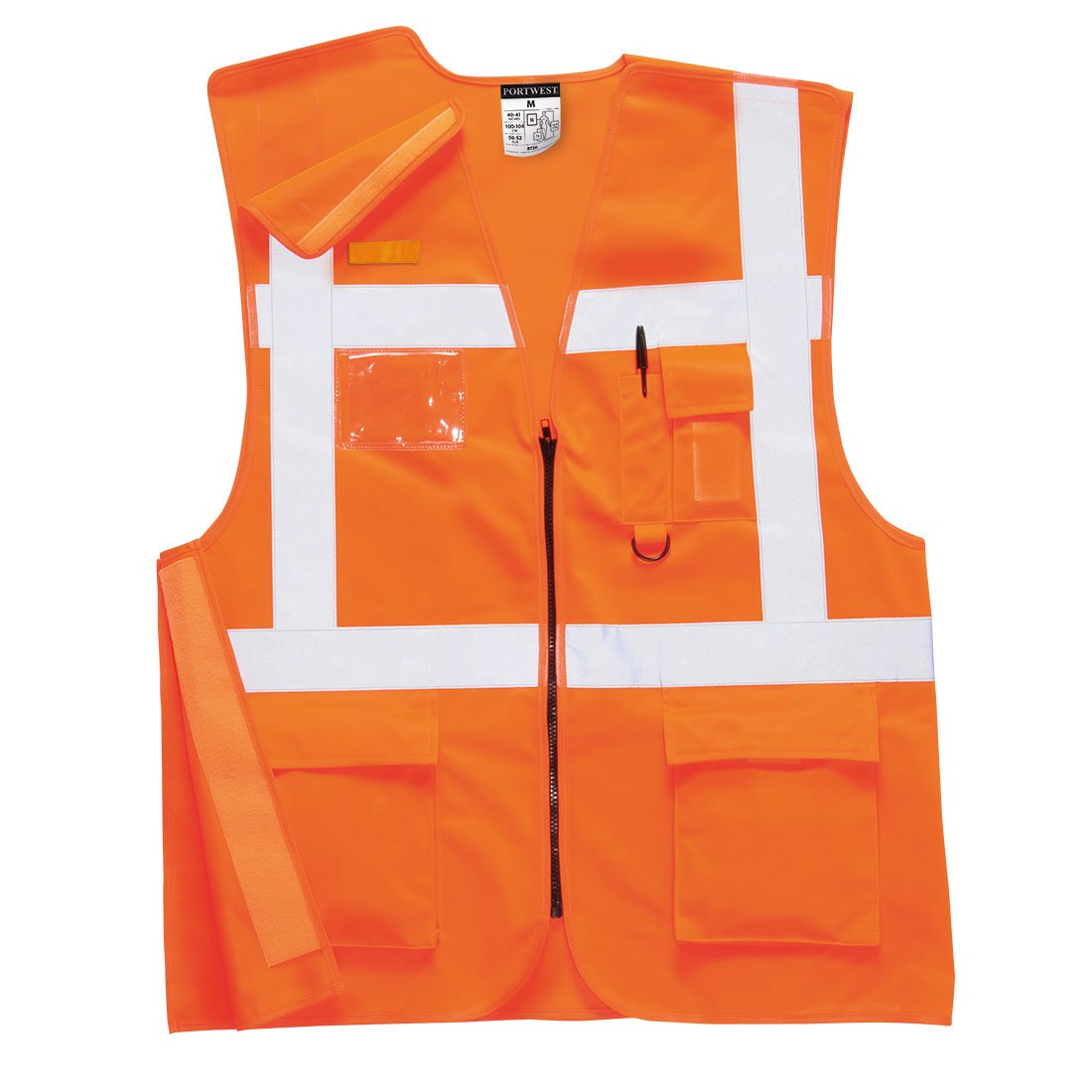 RT26 - Executive Jernbane Hi-Vis Vest, RIS Orange