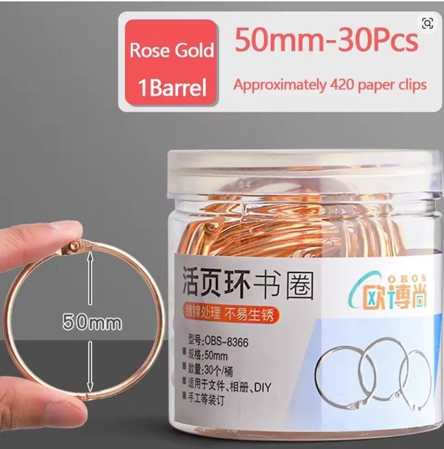 Varer ring 50 mm / Metalring