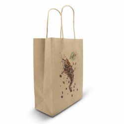 Papir pose med logotryk - A4 strrelse