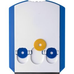 Isskraber med logo og P-skive