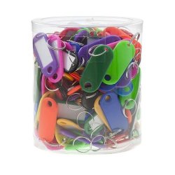 Identifikator - ensidet identifikationsmrke (50 stk.) mange farver