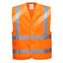 Refleksvest VEGA med LED lys
