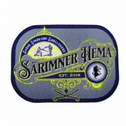 V�vede m�rker med eget logo � Custom Woven Patches